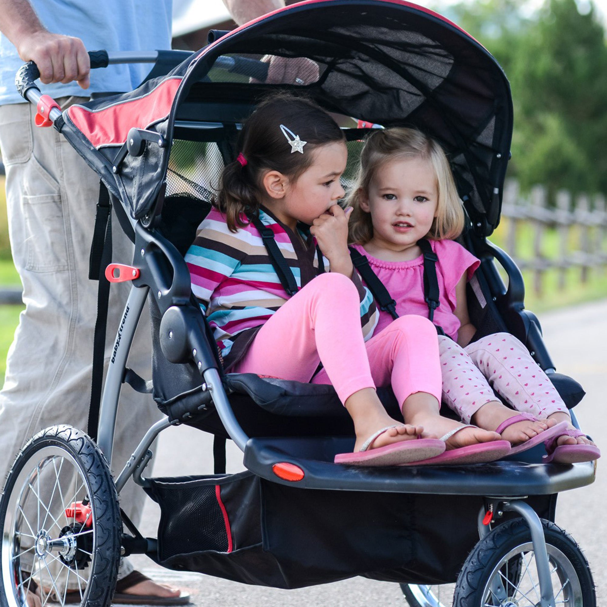Baby Trend Lightweight Expedition Double Jogger Stroller, Centennial (Open Box) - VMInnovations