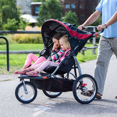 Baby Trend Expedition Lightweight Jogging Double Baby Stroller, Centennial