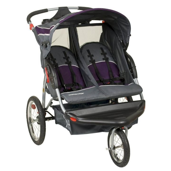 Baby Trend Lightweight Expedition Double Jogger Stroller, Elixer (Open Box) - VMInnovations