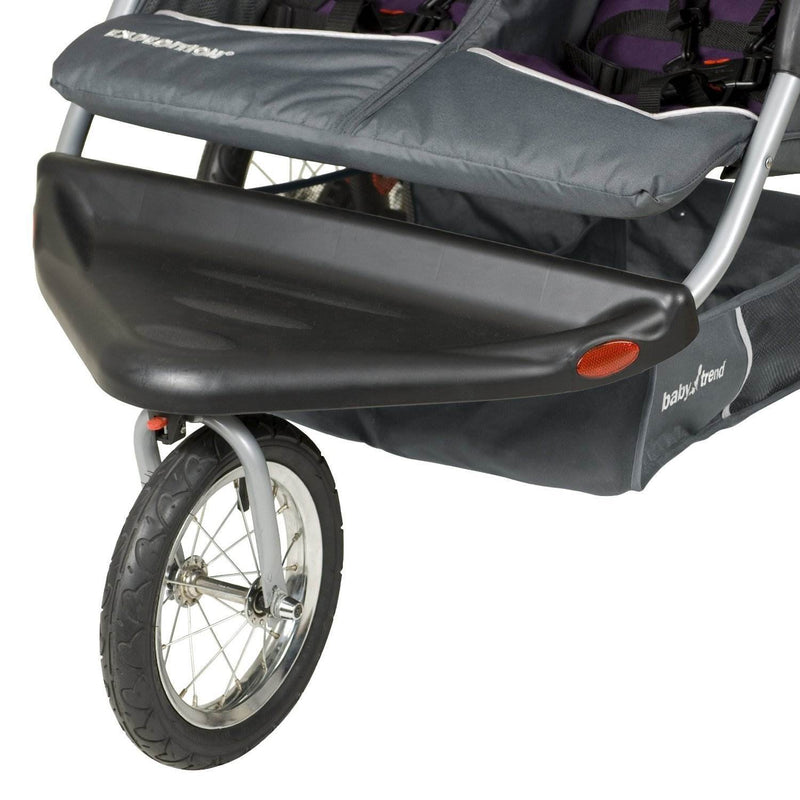 Baby Trend Expedition DJ96715R Lightweight Swivel Double Jogger Stroller, Elixer