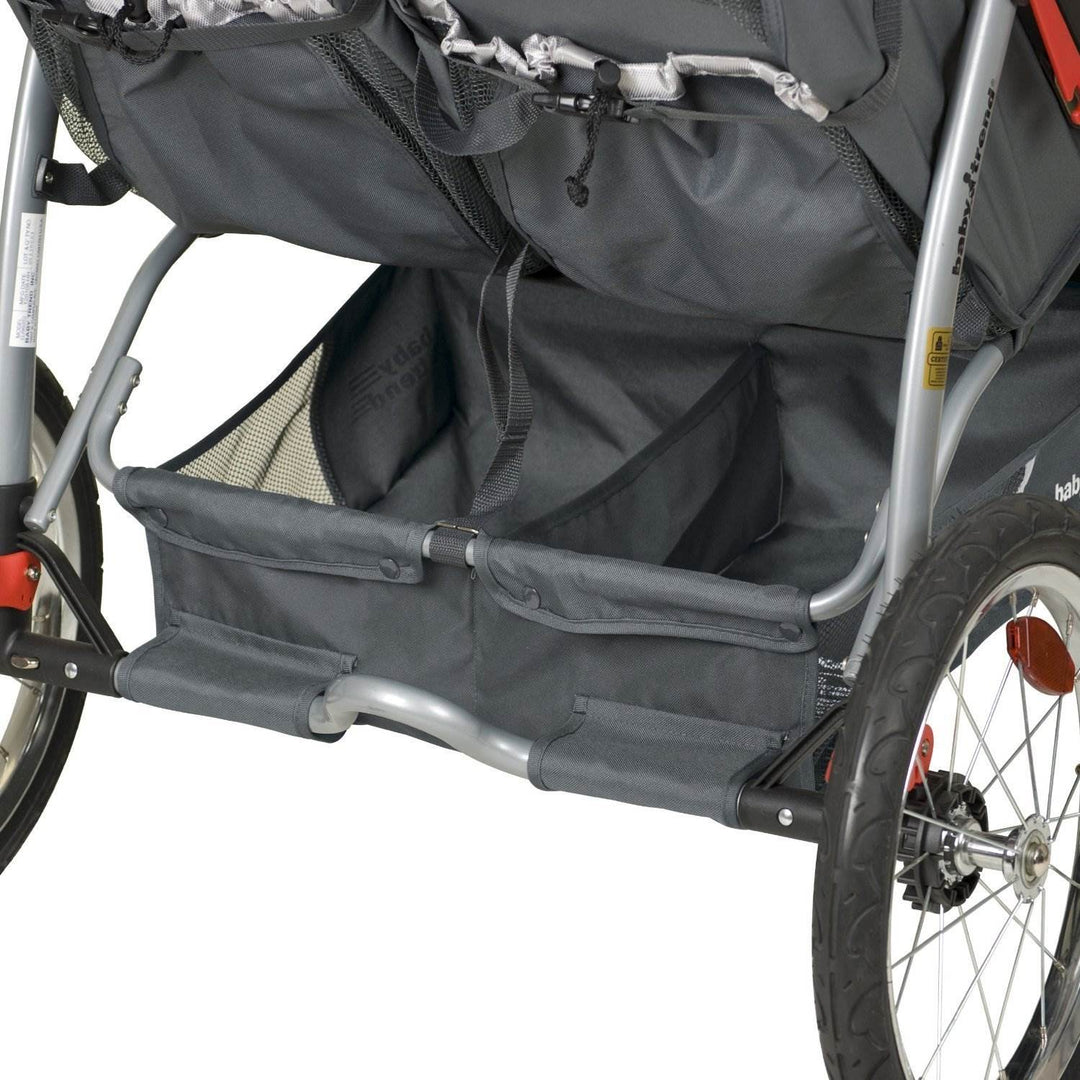 Baby Trend Lightweight Expedition Double Jogger Stroller, Elixer (Open Box) - VMInnovations