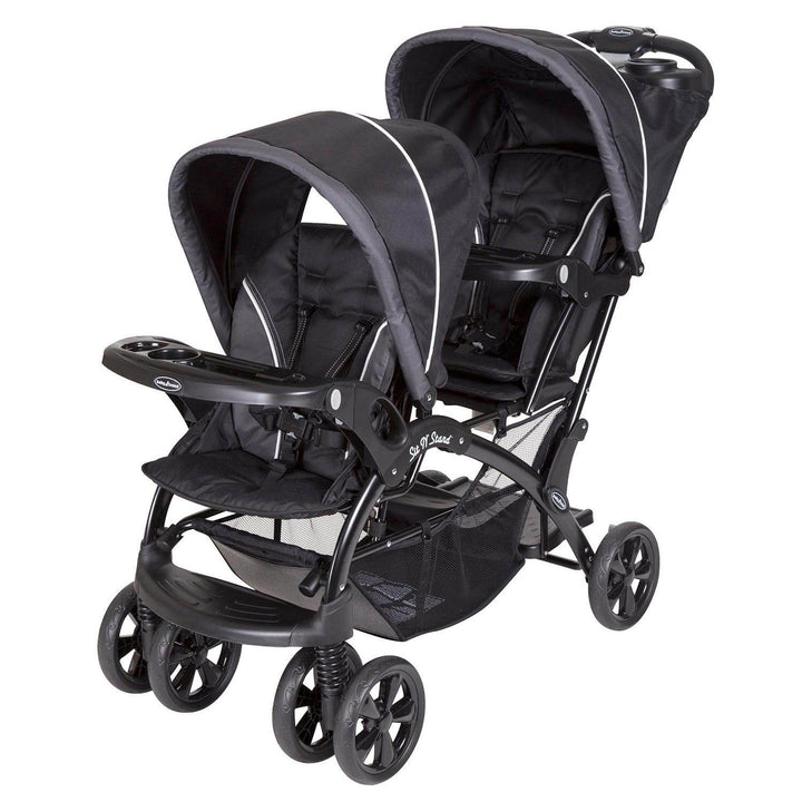 Baby Trend Double Sit N' Stand Toddler and Baby Stroller, Onyx (Open Box) - VMInnovations