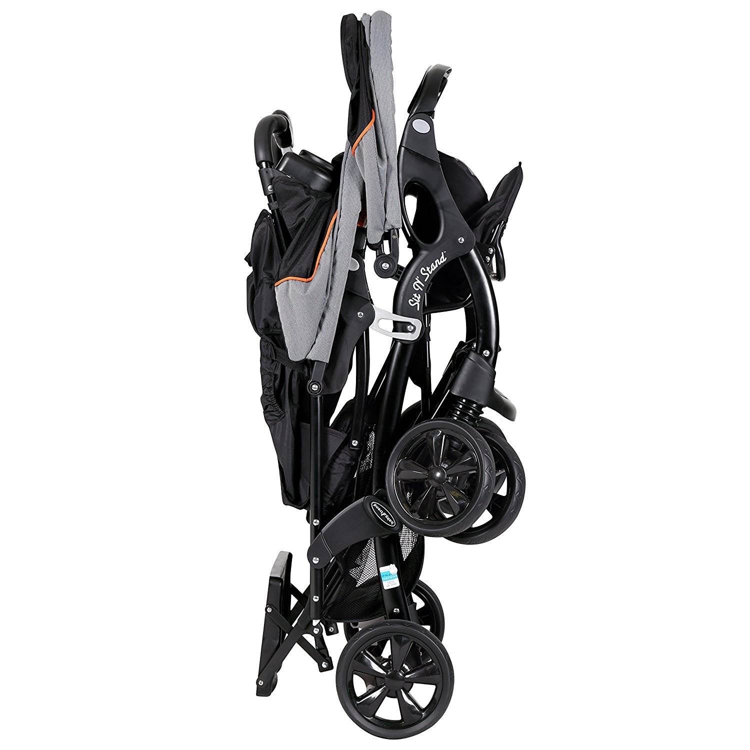 Baby Trend Double Sit N Stand Toddler and Baby Stroller, Millennium Orange (Used)