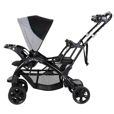 Baby Trend Double Sit N Stand Toddler and Baby Stroller, Blue (Open Box)