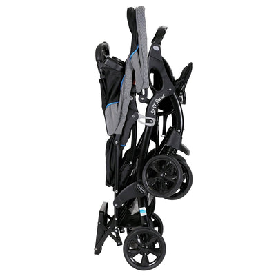 Baby Trend Double Sit N Stand Toddler and Baby Stroller, Blue (Open Box)