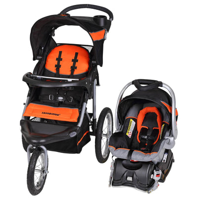 Baby Trend Expedition Travel System with Stroller & Car Seat | Orange (Open Box)