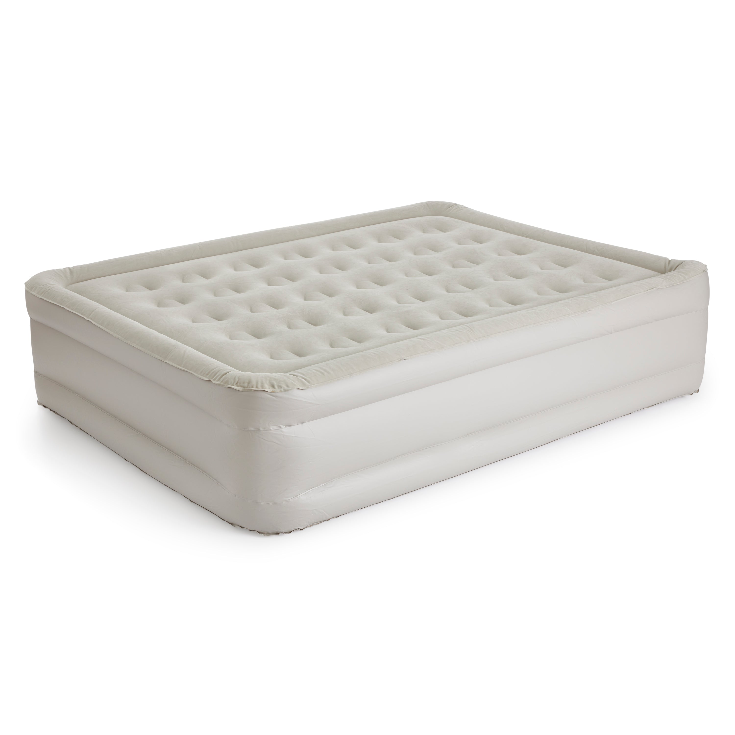 Insta-Bed 18 Inch Queen Sized Inflatable Airbed Mattress with Internal AC Pump
