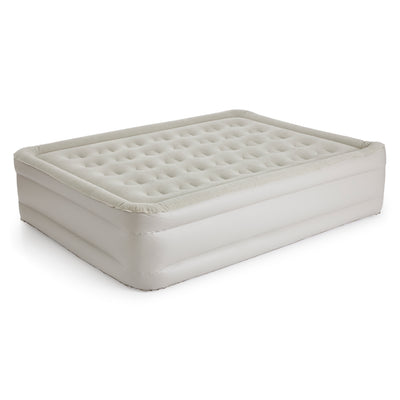 Insta-Bed 18 Inch Queen Sized Inflatable Airbed Mattress with Internal AC Pump