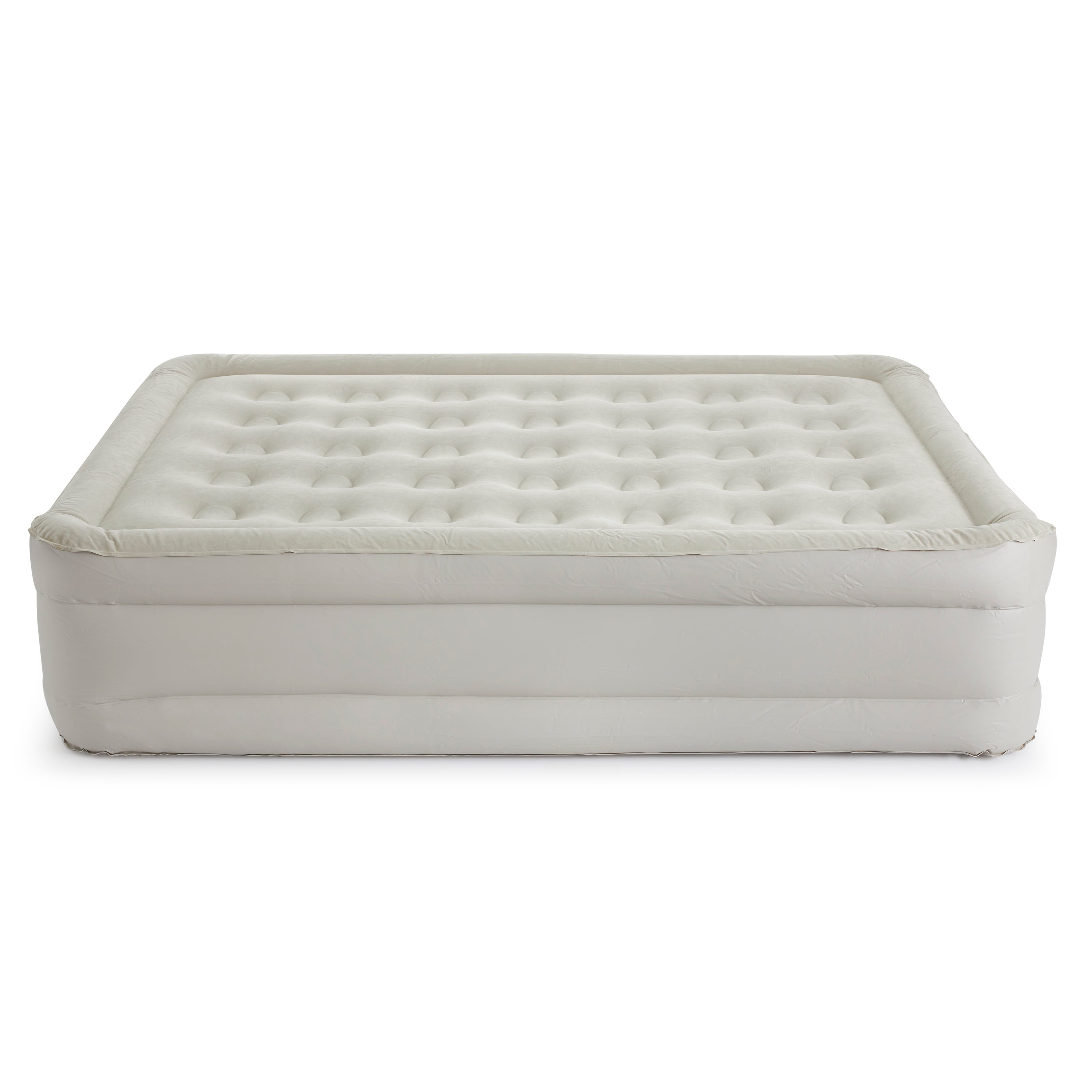 Insta-Bed 18 Inch Queen Sized Inflatable Airbed Mattress with Internal AC Pump