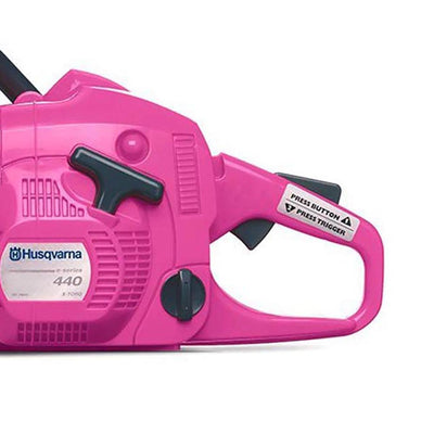 Husqvarna 440 Toy Kids Battery Operated Pink Rotating Chainsaw (Open Box)