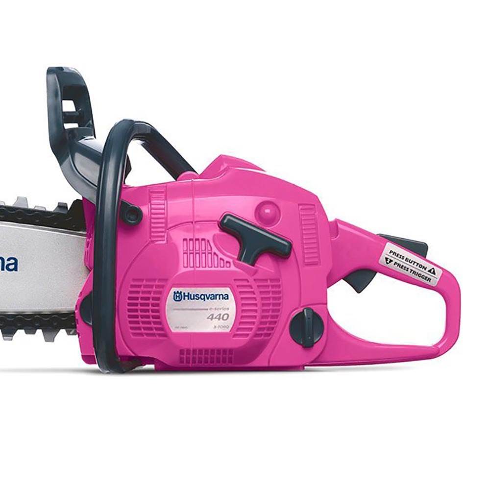 Husqvarna 440 Toy Kids Battery Operated Pink Rotating Chainsaw (Open Box)