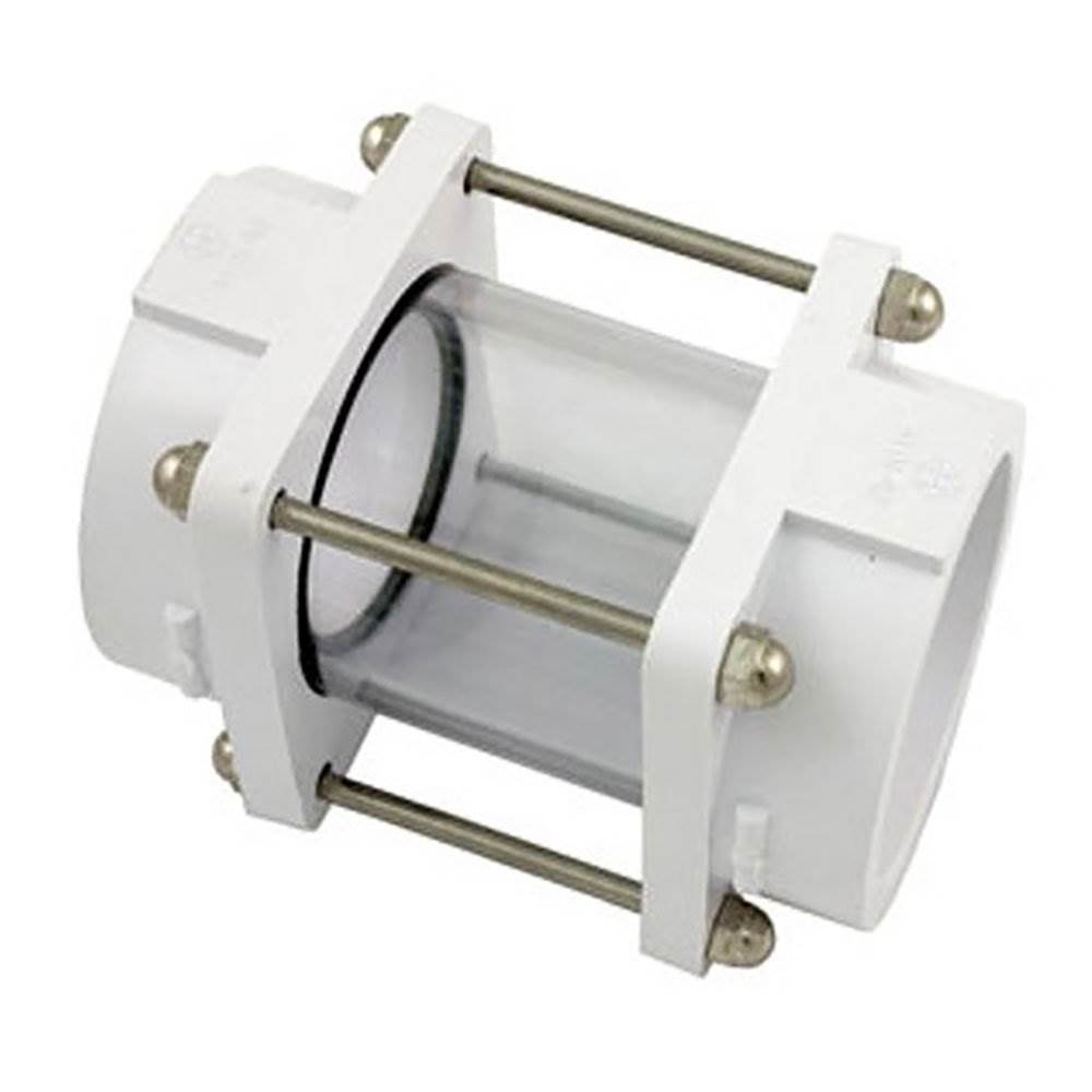 Hayward 2" Socket In Line Slip Sight VariFlo Glass Replacement (Open Box)