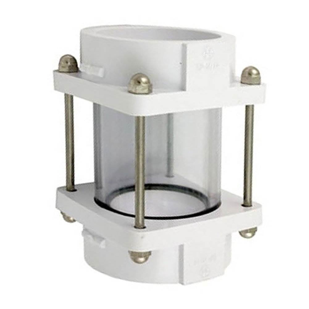Hayward 2" Socket In Line Slip Sight VariFlo Glass Replacement (Open Box)