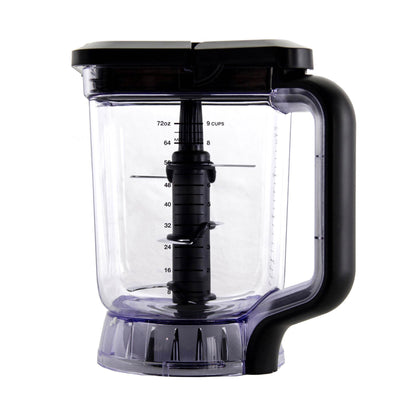 Ninja 72 Oz Pitcher with Lid and Blade + 24 Oz Stainless Steel Nutri Ninja Cup