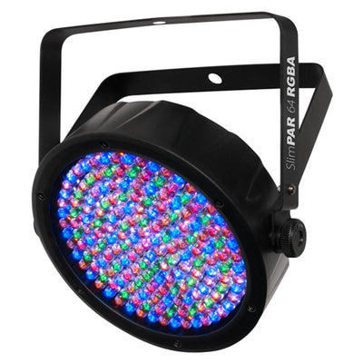 Chauvet DJ SlimPar 64 LED RGBA Stage Light (2 Pack) + Equipment Bag for 4 Lights