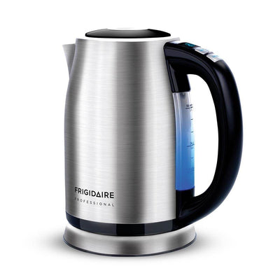 Fridigaire Professional 1.7L Programmable SS Cordless Electric Kettle (Open Box)
