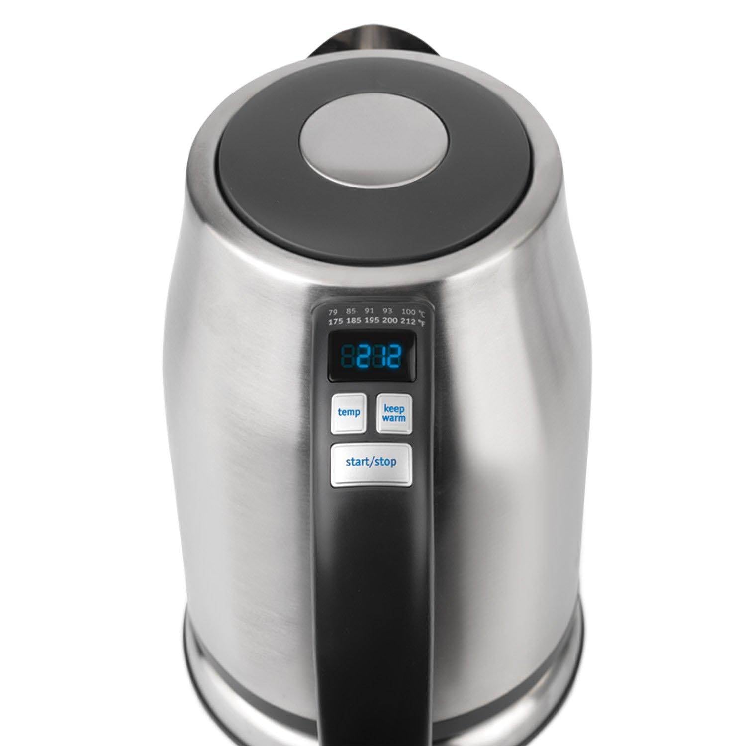 Fridigaire Professional 1.7L Programmable SS Cordless Electric Kettle (Open Box)