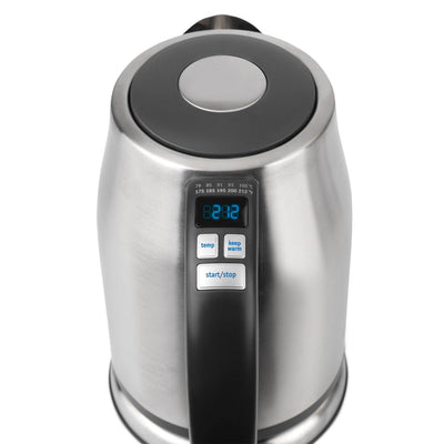 Fridigaire Professional 1.7L Programmable SS Cordless Electric Kettle (Open Box)