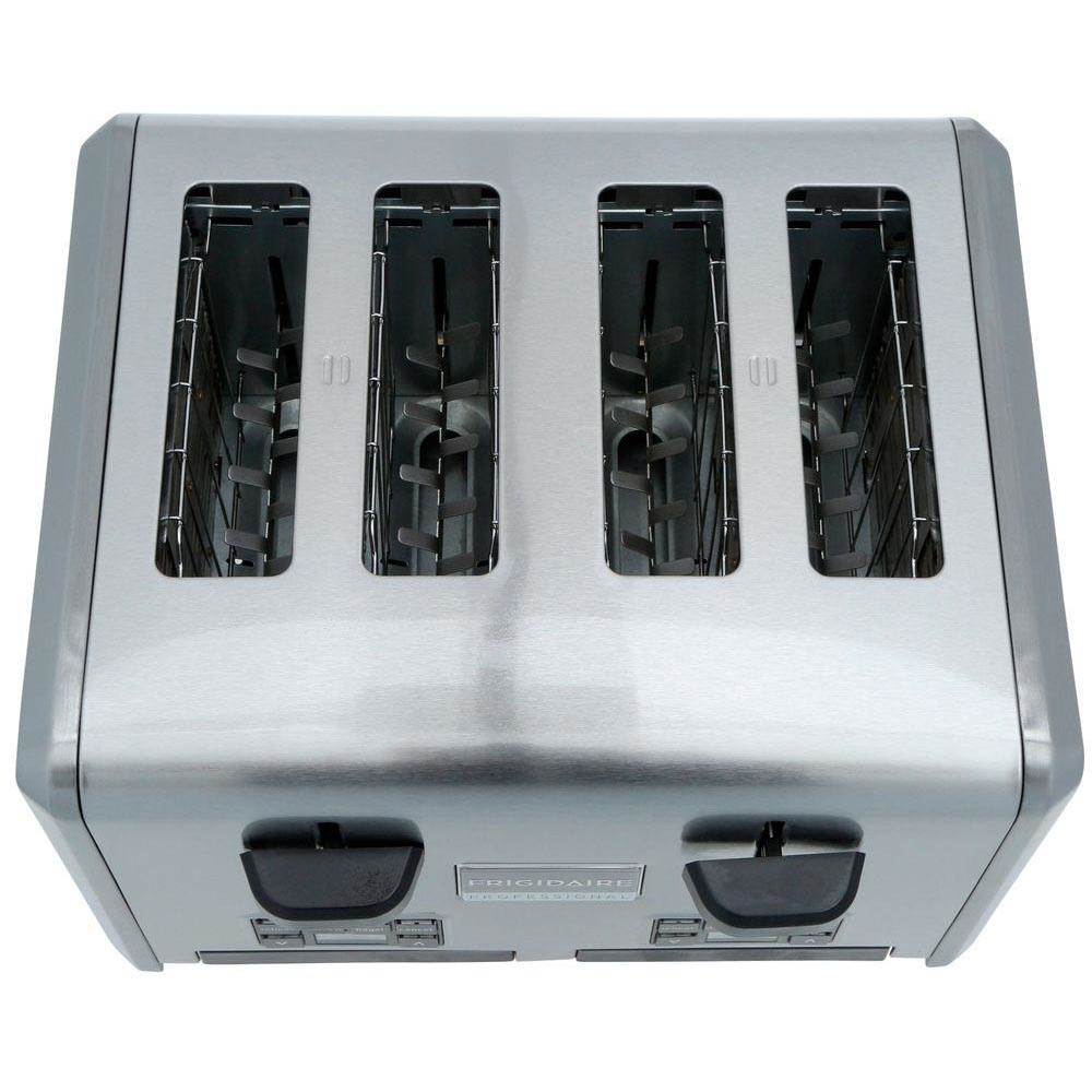 Frigidaire 4 Slice Wide Slots 5 Function Stainless Steel Toaster (Open Box)