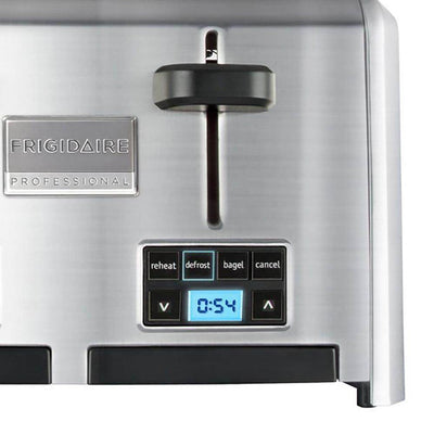 Frigidaire 4 Slice Wide Slots 5 Function Stainless Steel Toaster (Open Box)