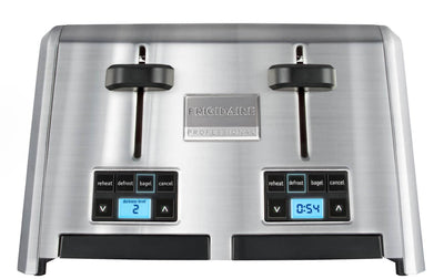 Frigidaire 4 Slice Wide Slots 5 Function Stainless Steel Toaster (Open Box)