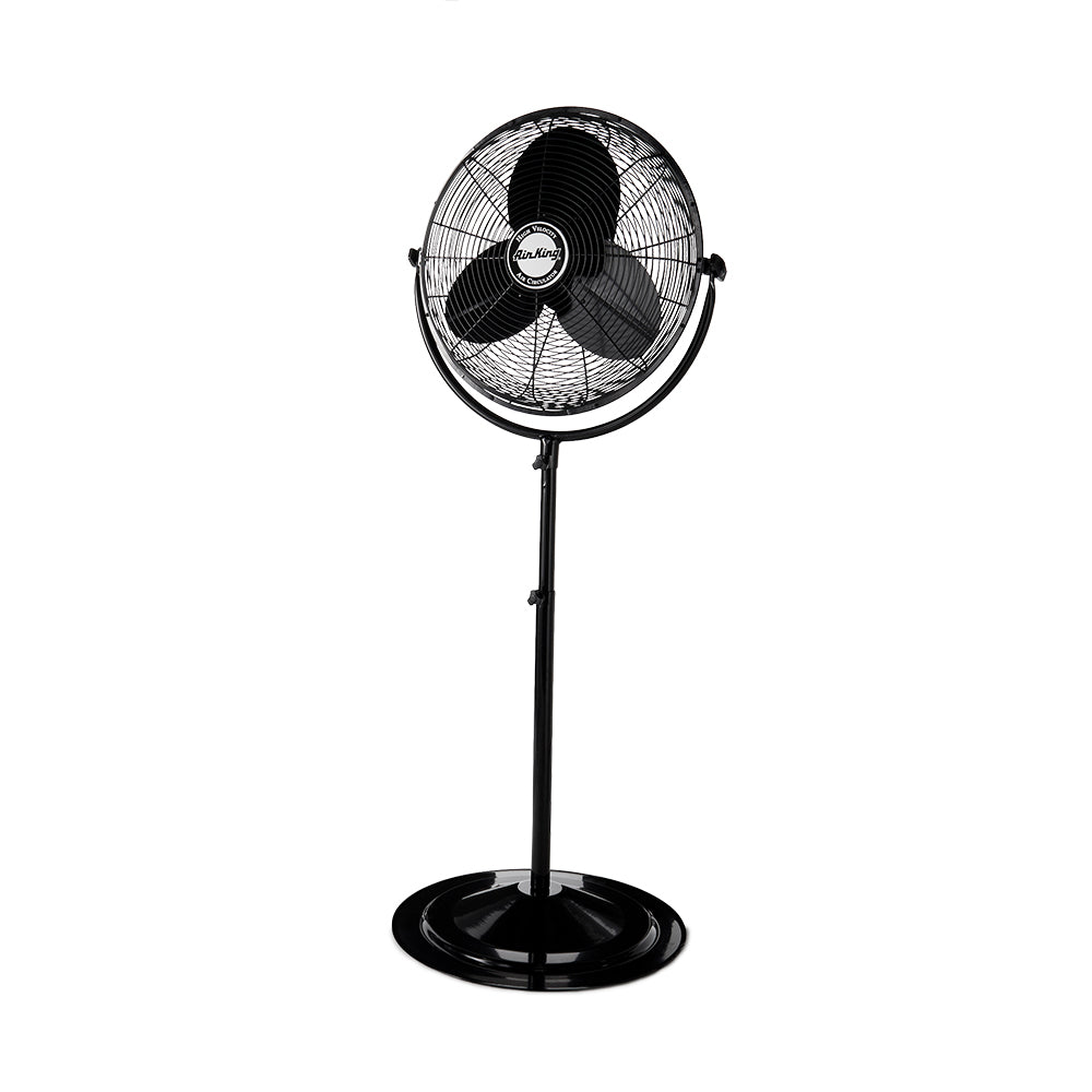 Air King 20 Inch 3 Speed 1/6 HP Adjustable Height Pedestal Fan (Open Box)