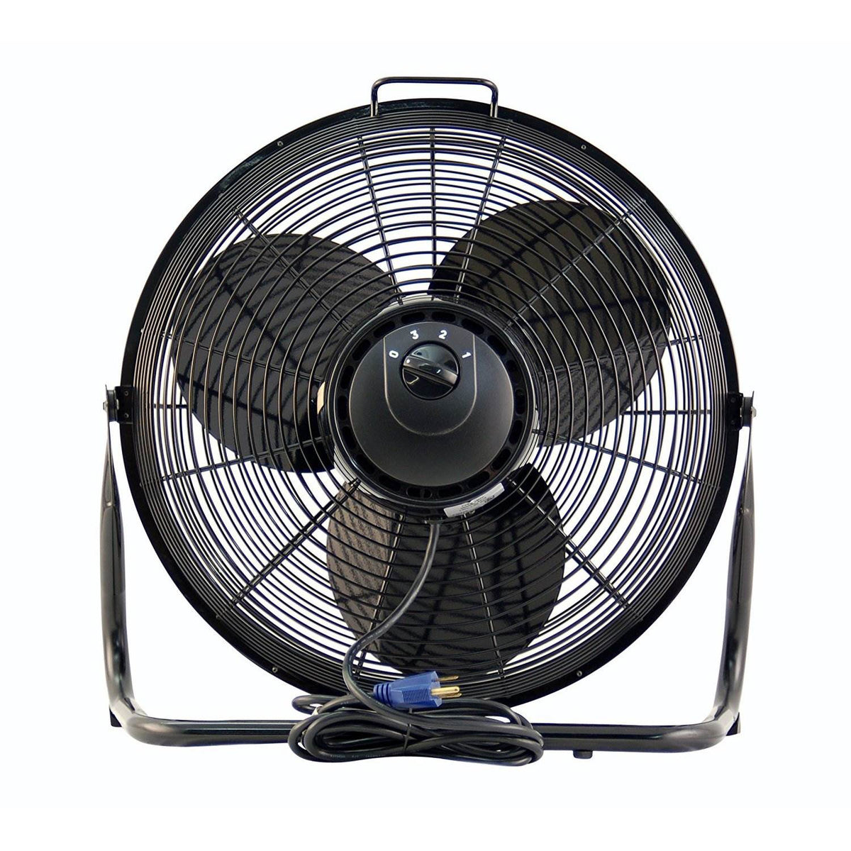 Air King 3 Speed 1/6 HP 120 Volt 20 Inch Enclosed Pivoting Floor Fan 9220 (Used)