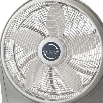 Lasko 20 Inch Cyclone Portable Floor or Wall Mount Pivoting Fan, White (Used)