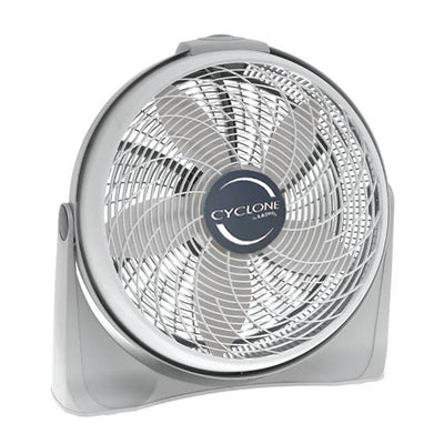 Lasko 20 Inch Cyclone Portable Floor or Wall Mounted Pivoting Fan, White (Used)