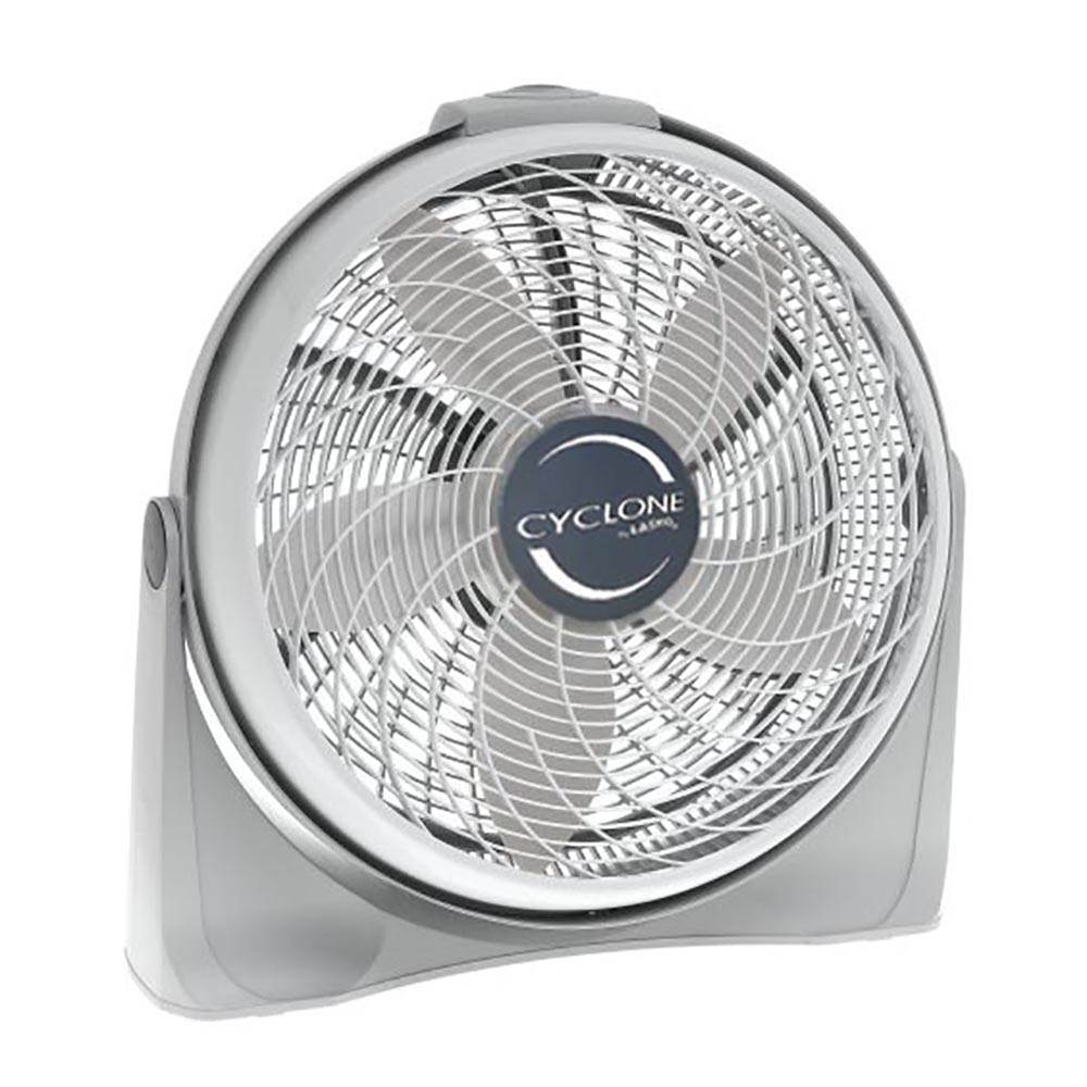 Lasko 20 Inch Cyclone Portable Floor or Wall Mounted Pivoting Fan, White (Used) - VMInnovations