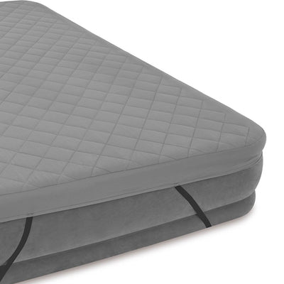 Intex Queen Quilted Airbed Cover for Air Mattress up to 22 Inches Tall(Open Box)