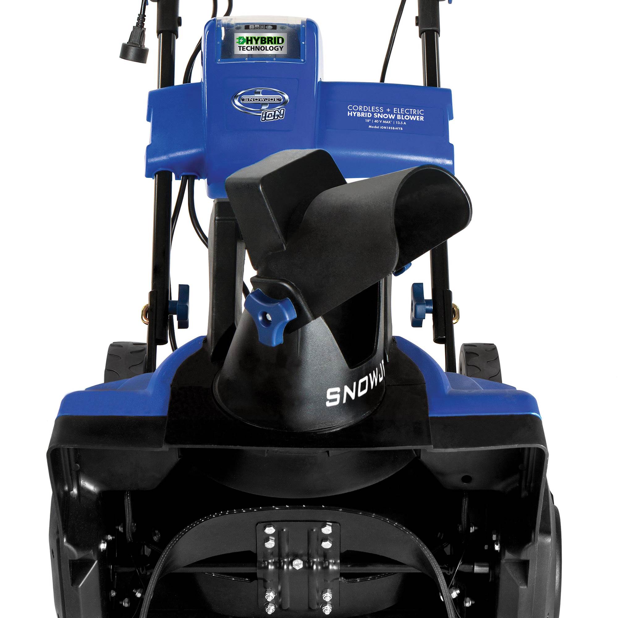 Snow Joe iON 40V 4.0 Ah Hybrid Cordless or Corded Electric 18 Inch Snow Blower