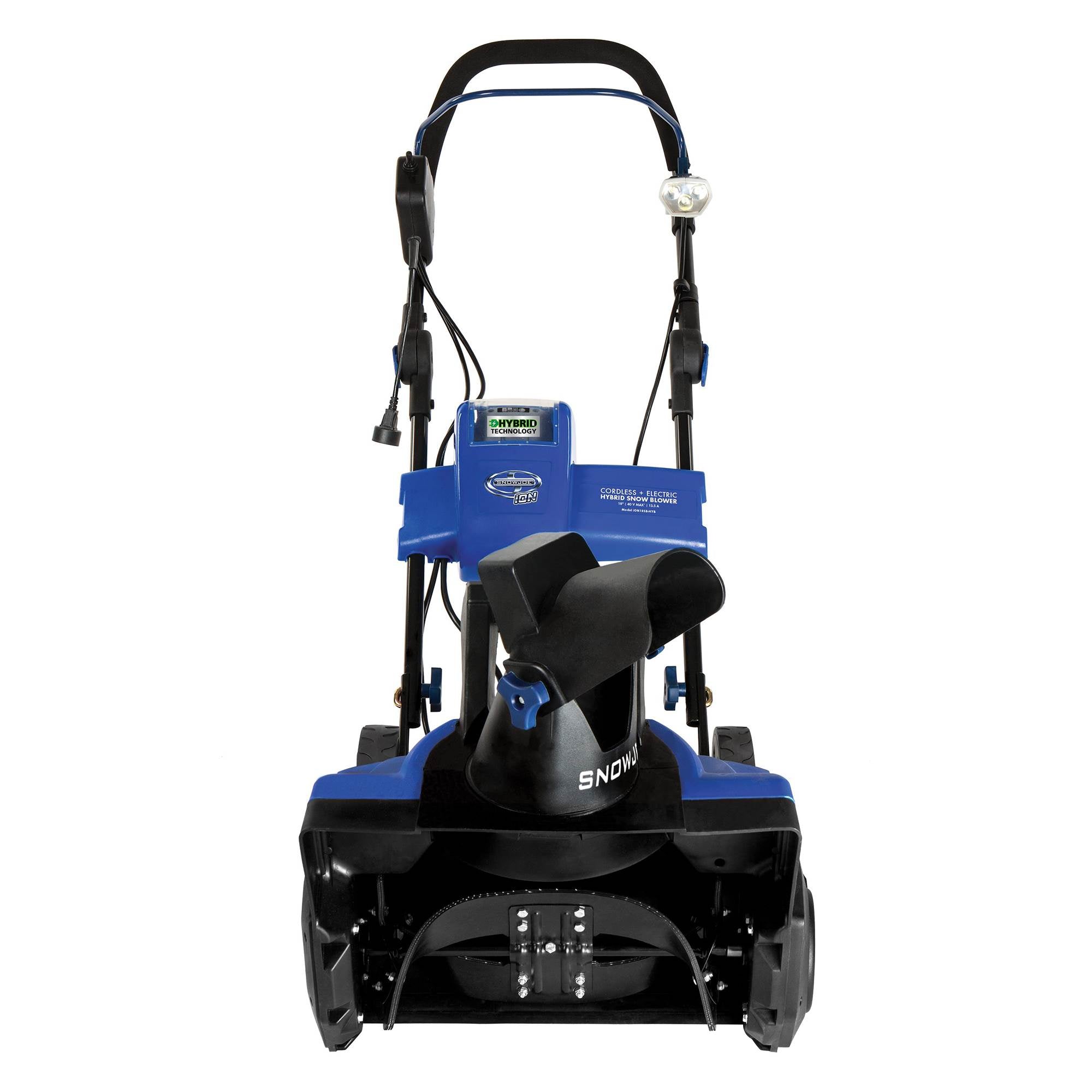Snow Joe iON 40V 4.0 Ah Hybrid Cordless or Corded Electric 18 Inch Snow Blower