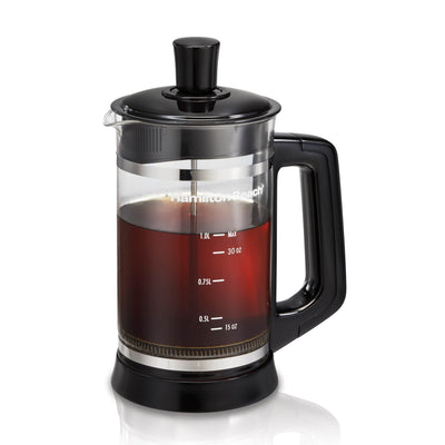 Hamilton Beach 1 Liter Glass Pitcher French Press 40400 (Open Box)