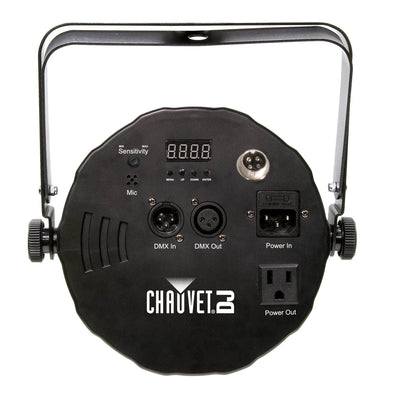Chauvet SlimPar 56 LED Light (4) + 25' DMX Cable + 10' DMX Cable (3) + Carry Bag