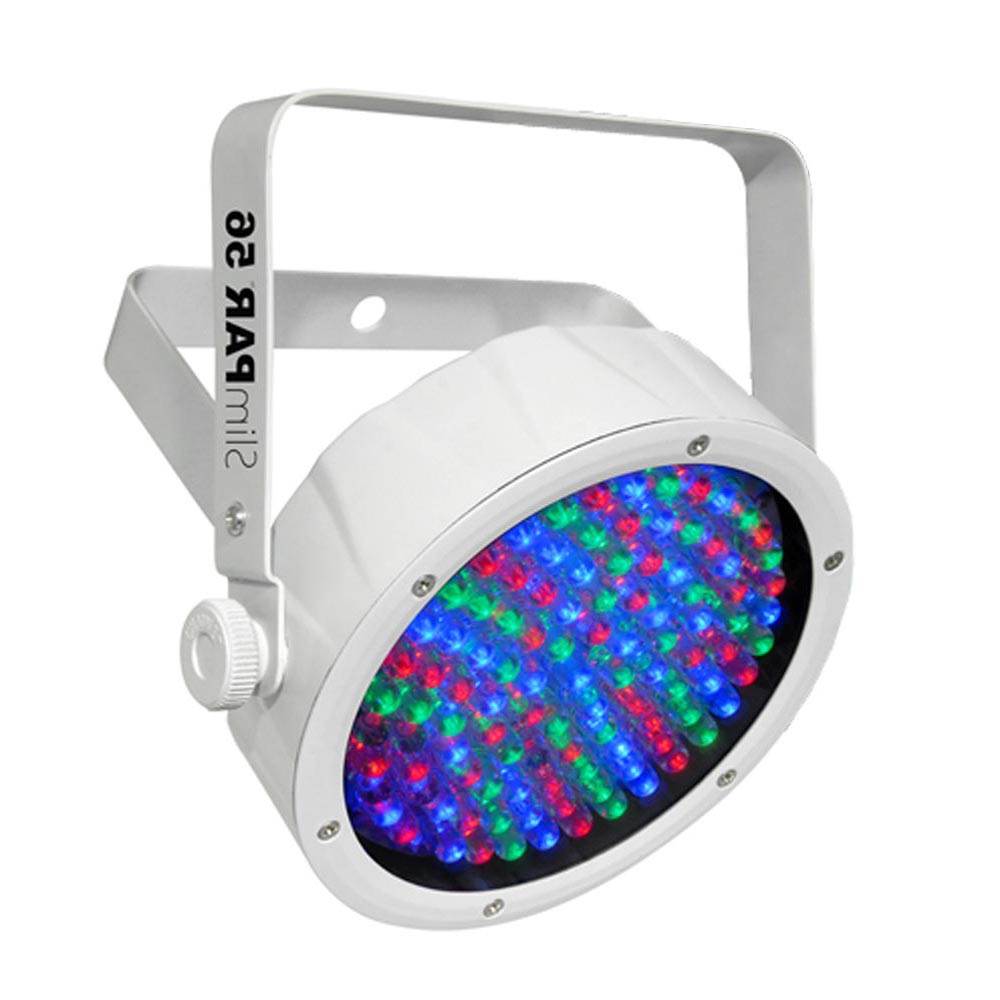 Chauvet DJ SlimPAR 56 LED DMX Flat Can Wash Light Effect, White + Transport Bag