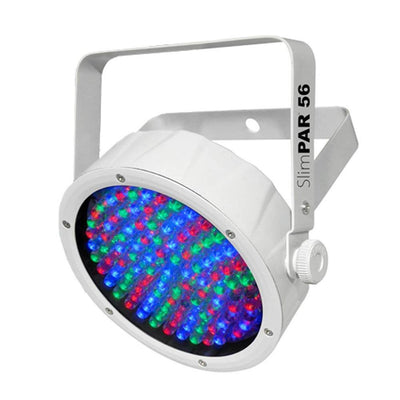 Chauvet DJ SlimPAR 56 LED DMX White Can Light Effect (4 Pack) + Transport Bag