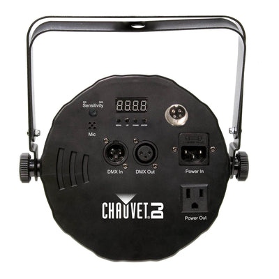 Chauvet DJ SlimPAR 56 LED DMX White Can Light Effect (4 Pack) + Transport Bag