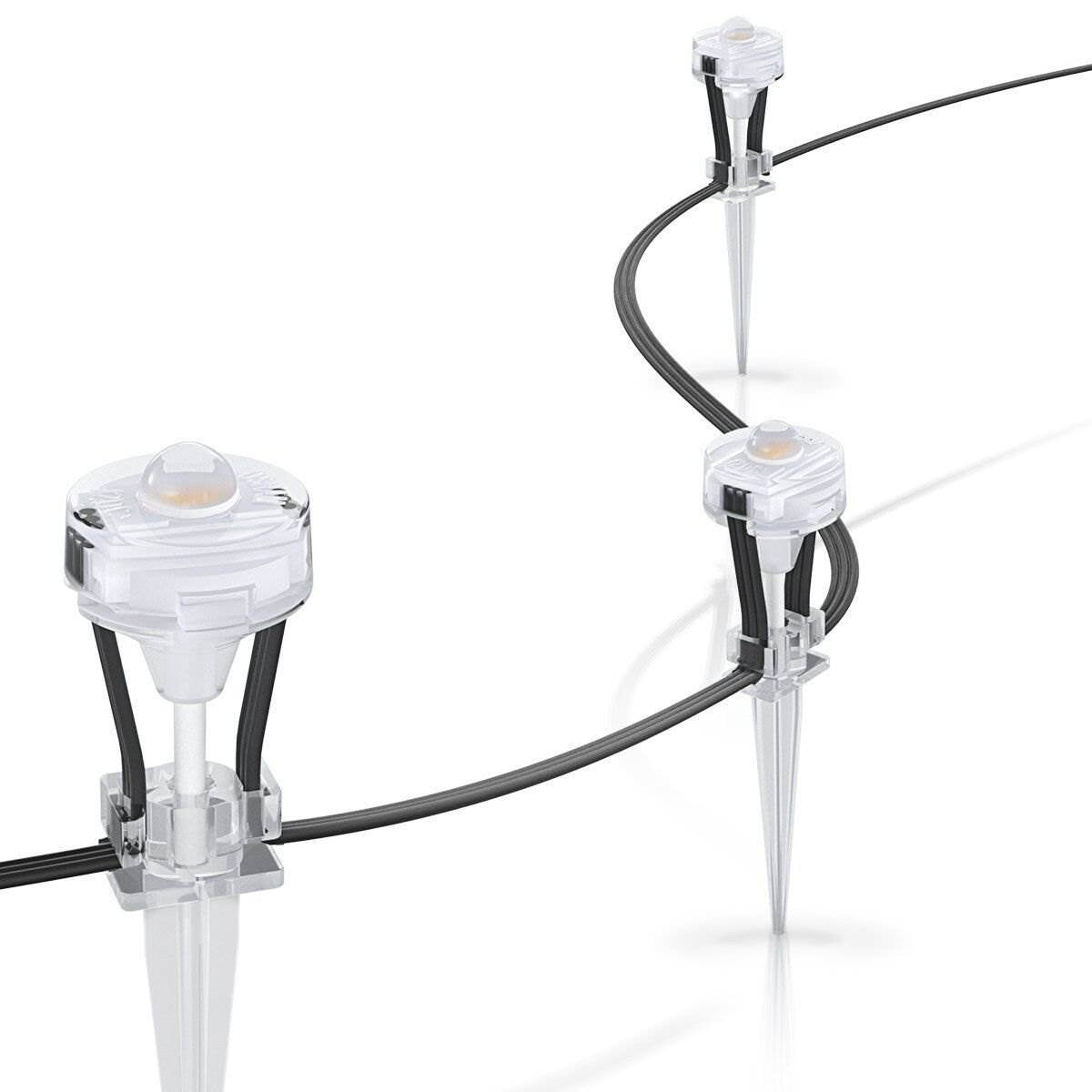 Sylvania Lightify Gardenspot Mini RGB Smart LED Landscape Lighting Kit | Used