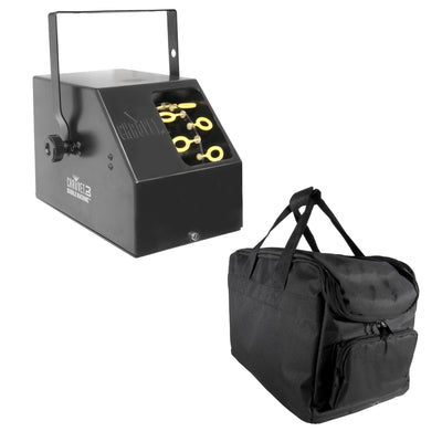 Chauvet DJ B-250 Portable Pro Effect Party Bubble Machine + Equipment Carry Bag