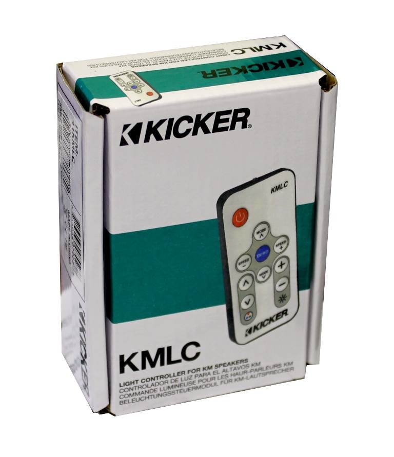 Kicker 41KMLC Marine Speakers Subs LED Multi-Color Lighting Remote -Open Box