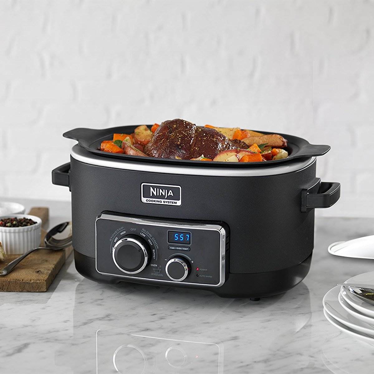 Ninja 3-in-1 6 Quart Stovetop, Oven, & Slow Cooker System | MC751 (Open Box)