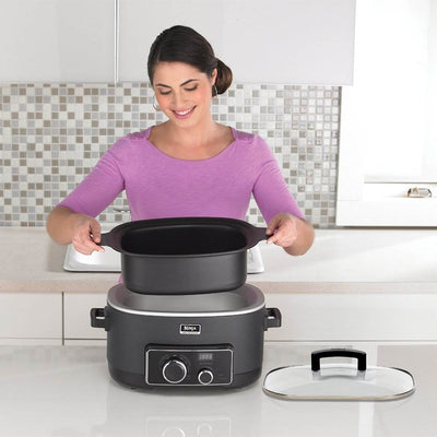 Ninja 3-in-1 6 Quart Stovetop, Oven, & Slow Cooker System | MC751 (Open Box)