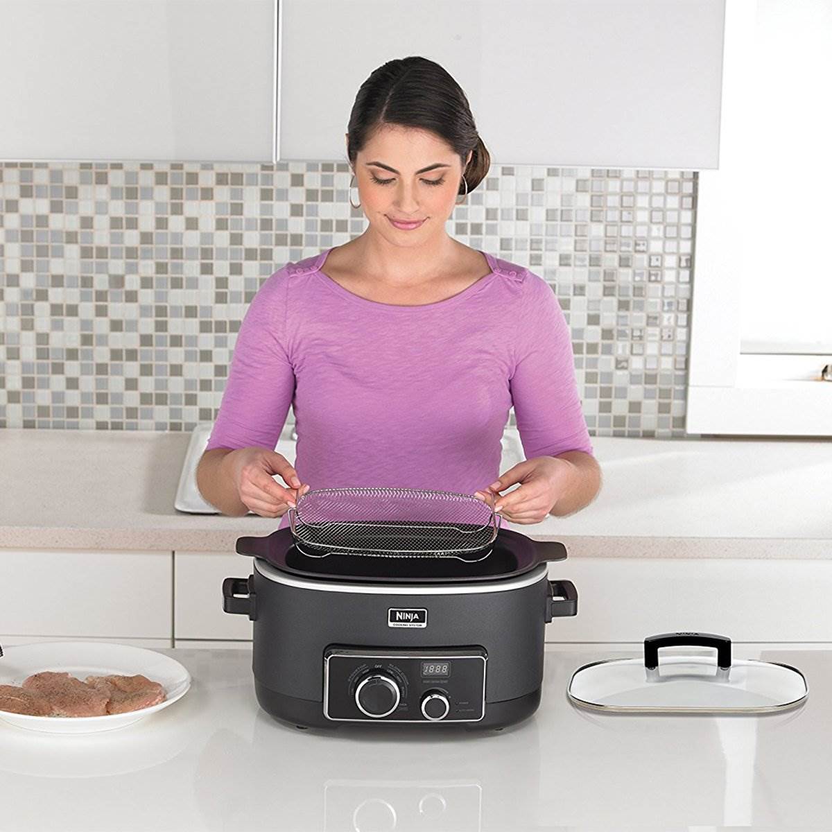 Ninja 3-in-1 6 Quart Stovetop, Oven, & Slow Cooker System | MC751 (Open Box)
