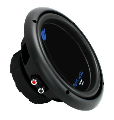 QPower Single 10 Inch Vented Shallow Sub Box & Planet Audio 1500 Watt Subwoofer