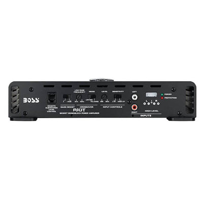 Boss Audio Riot 1100-Watt Monoblock MOSFET Class A/B Amplifier & Remote (2 Pack)