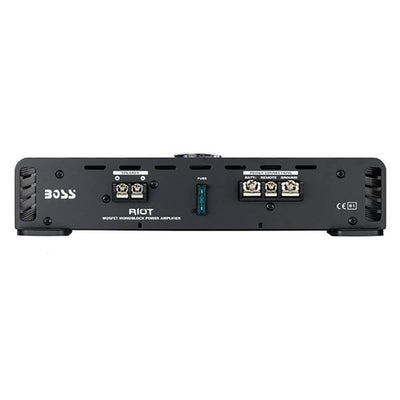 Boss Audio Riot 1100-Watt Monoblock MOSFET Class A/B Amplifier & Remote (2 Pack)