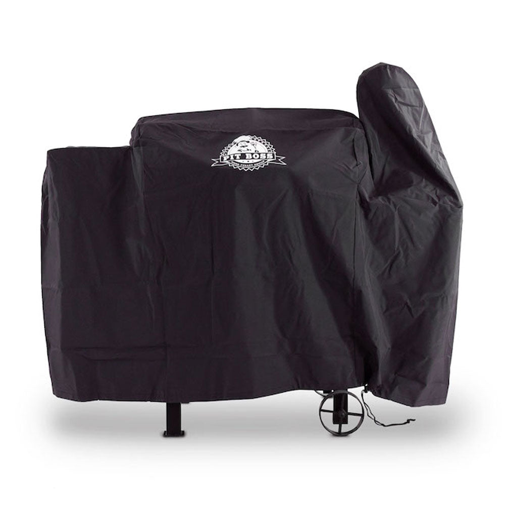 Pit Boss Grills 73821 820 Form Fitting Polyester Deluxe Grill Cover, Black