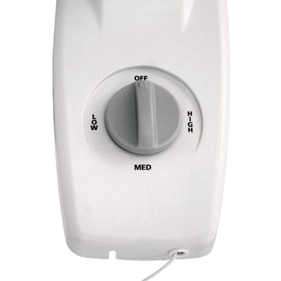 Air King 16 Inch Residential Grade Oscillating 3 Blade Wall Mount Fan (2 Pack)