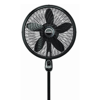 Lasko 18 Inch Oscillating Cyclone Pedestal Stand Fan w/ Remote Control (4 Pack)